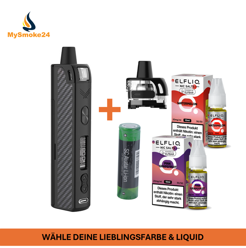 JESTERX STARTER SET MIT ELFBAR NIKOTINSALZ LIQUID