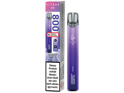ELFBAR 800 STRAWBERRY RASPBERRY CHERRY ICE