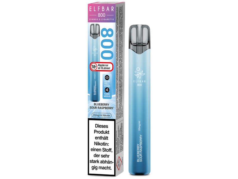 ELFBAR 800 BLUEBERRY SOUR RASPBERRY