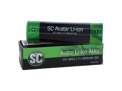 SC 18650er Akku 2000 mAh - 3,7 V