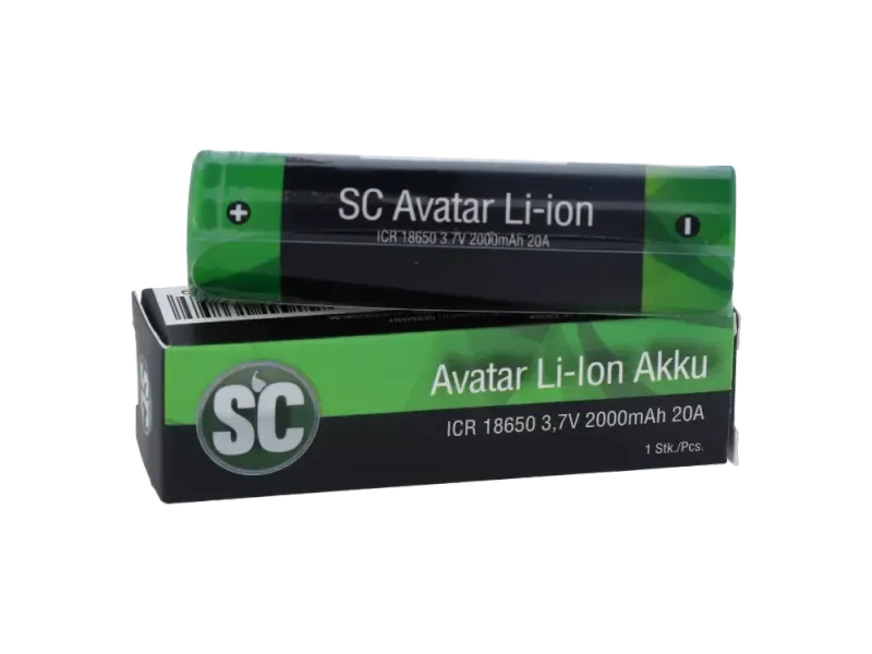 SC 18650er Akku 2000 mAh - 3,7 V