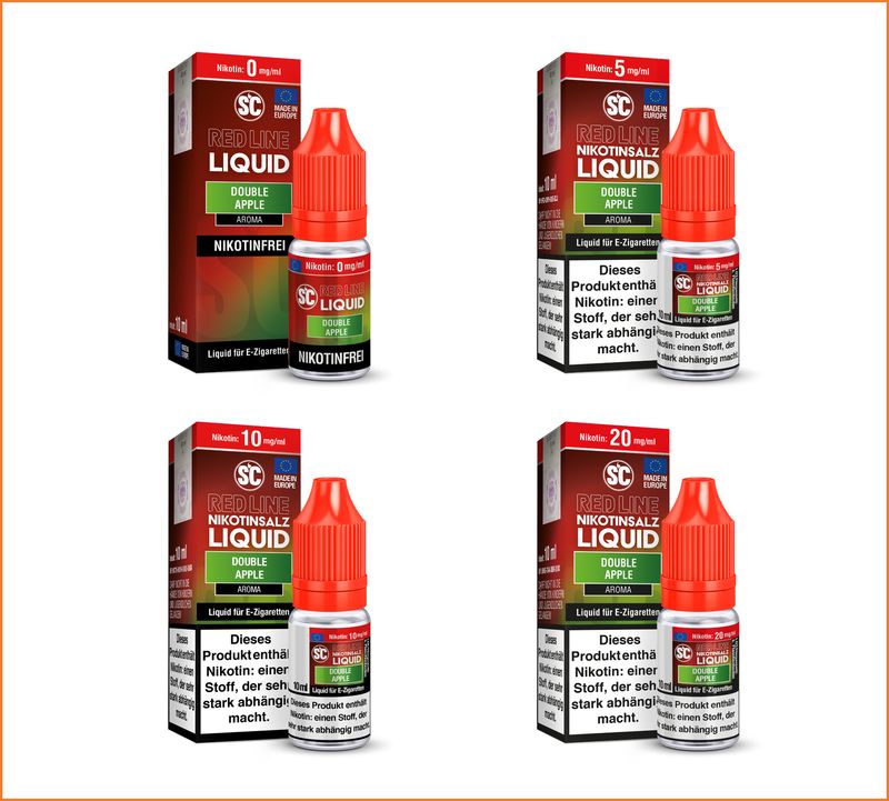 SC Red Line - Double Apple - Nikotinsalz Liquid