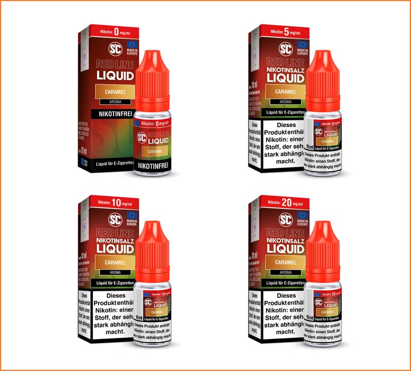 SC Red Line - Caramel - Nikotinsalz Liquid