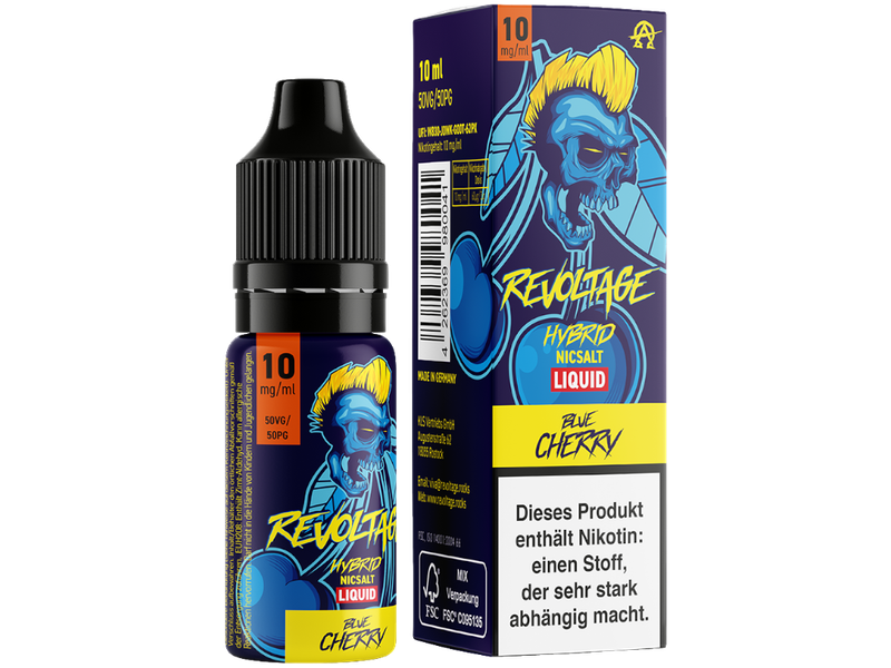 REVOLTAGE - BLUE CHERRY HYBRID NIKOTINSALZ LIQUID