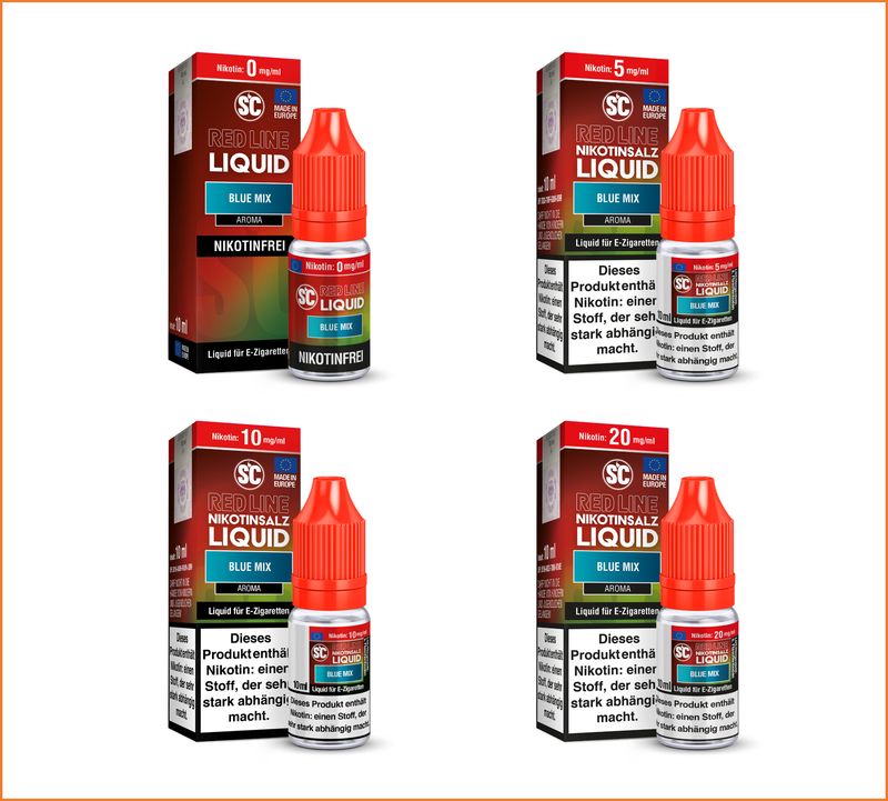 SC Red Line - Blue Mix - Nikotinsalz Liquid