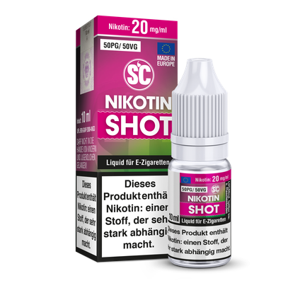 10er Pack SC Nikotin Shot | 20 mg/ml | 10 × 10 ml