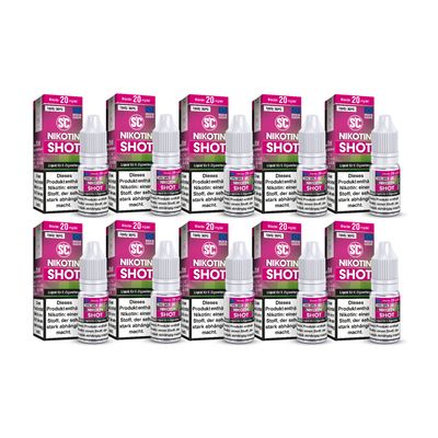 NIKOTIN SHOT - SC 10er PACK NIKOTIN SHOT - SC 10er PACK