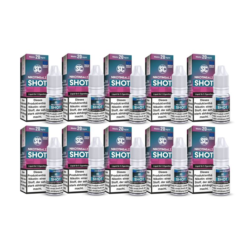 SC Nikotinsalz Shot 10er Pack 20 mg/ml – 10 × 10 ml