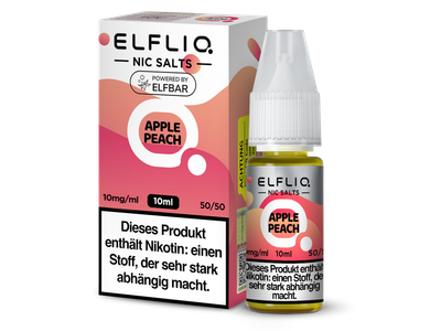 ELFBAR - APPLE PEACH 5X 10 ML LIQUID ELFBAR - APPLE PEACH 5X 10 ML LIQUID