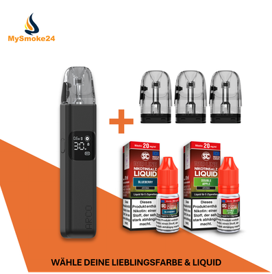 SMOK ARCO DIGI STARTER SET MIT SC RED LINE LIQUID SMOK ARCO DIGI STARTER SET MIT SC RED LINE LIQUID