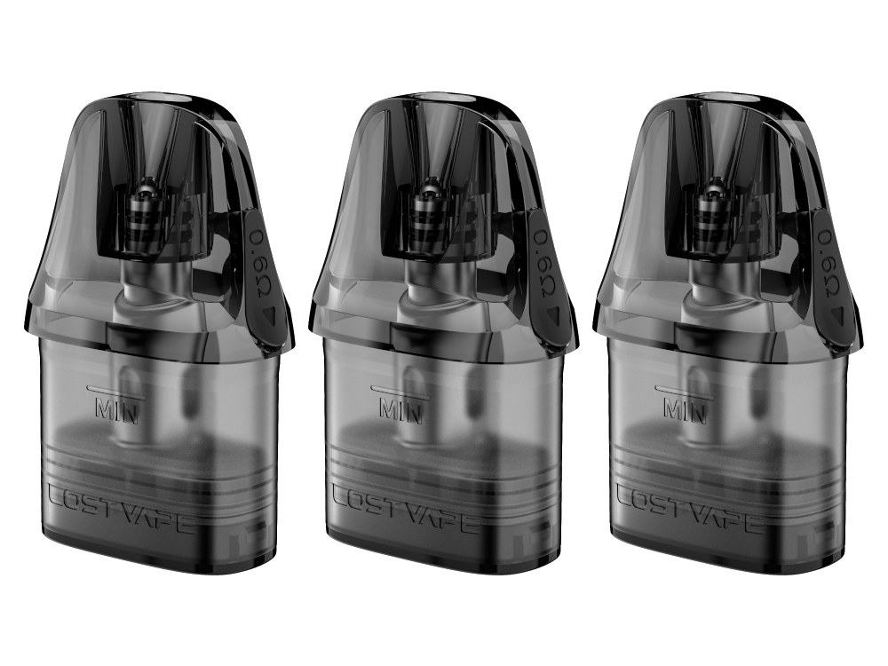 LOST VAPE E PLUS V2 DUAL MESH PODS – 3ER PACK