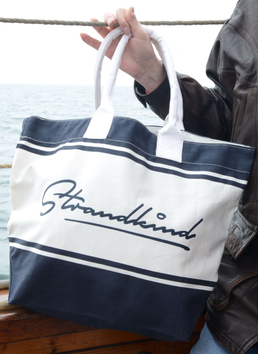 Strandtasche mit Motiv