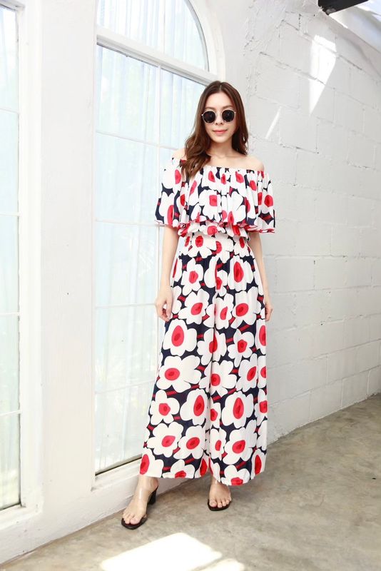 VYVANDA DARK BLUE RED