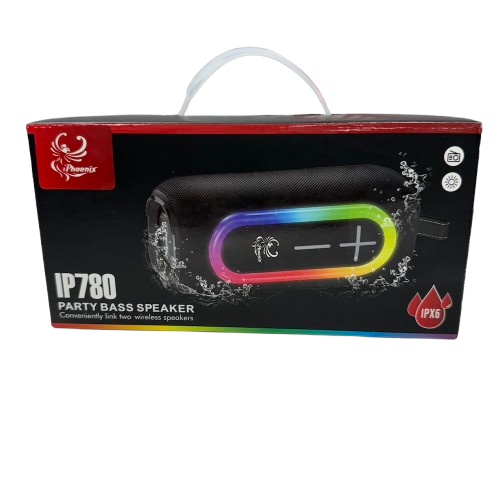 780 Black Bluetooth Speaker – High-Performance Wireless Speaker with Superior Sound & Bass