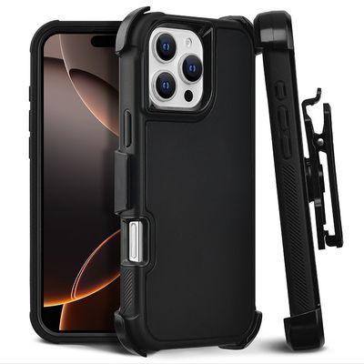 Apple iPhone 16 Pro Max (6.9) - Slim Tough Pro Case - Black PC Hard Cover with Soft Black TPU Bumper Compatible with MagSafe Charger in Premium Box Packaging - Ultimate Protection and Convenience Apple iPhone 16 Pro Max (6.9) - Slim Tough Pro Case - Black PC Hard Cover with Soft Black TPU Bumper Compatible with MagSafe Charger in Premium Box Packaging - Ultimate Protection and Convenience