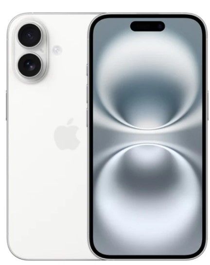 Apple iPhone 16 (White) - 256GB, Grade A Used, Unlocked