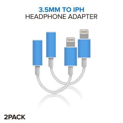 White 3.5mm to iPhone Premium Headphone Adapter - High-Quality Audio for iPhone Users