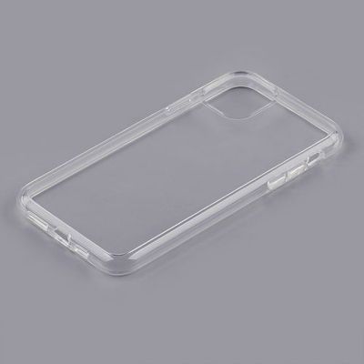 Apple iPhone 11 Pro Max Clear PC Hard Cover with Clear Protective Bumper – Sleek and Durable Case
