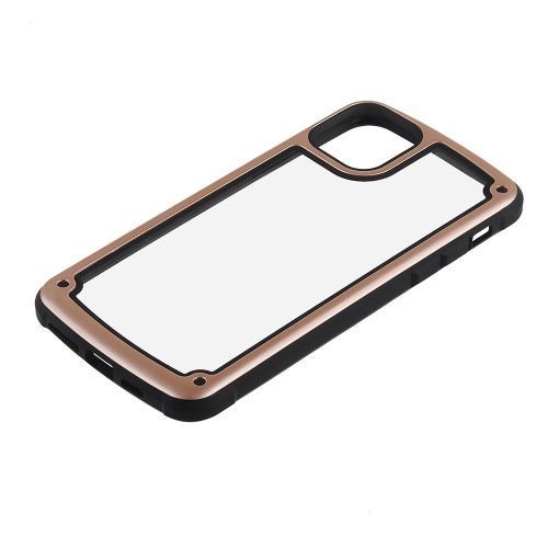 Apple iPhone 11 Pro Max Clear PC Protective Back Case with Rose Gold TPU Edge – Stylish and Durable Protection