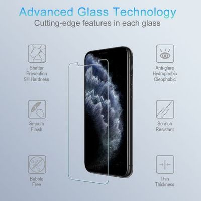 Apple iPhone 11 Pro Max / iPhone XS Max Tempered Glass Screen Protector - Shock-Absorbent Processed Glass