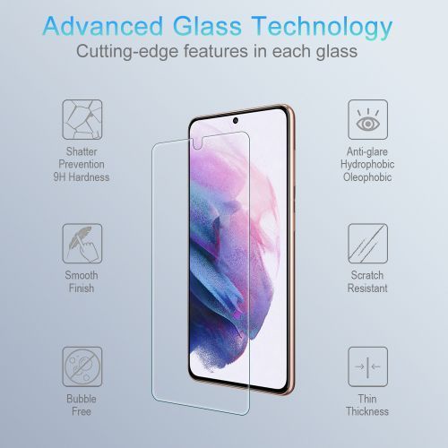 Samsung Galaxy S21 Tempered Glass Screen Protector – Shock Absorbent & Scratch Resistant