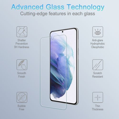 Samsung Galaxy S21 Plus Tempered Glass Screen Protector – Shock Absorbent & Scratch Resistant
