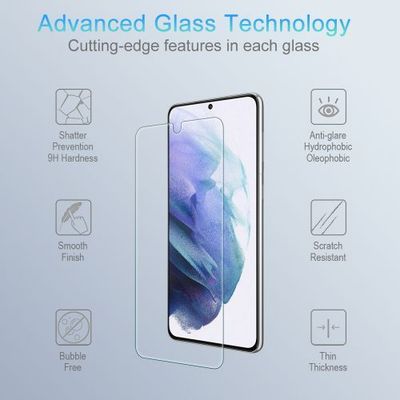 Samsung Galaxy S21 Plus Tempered Glass Screen Protector – Shock Absorbent & Scratch Resistant