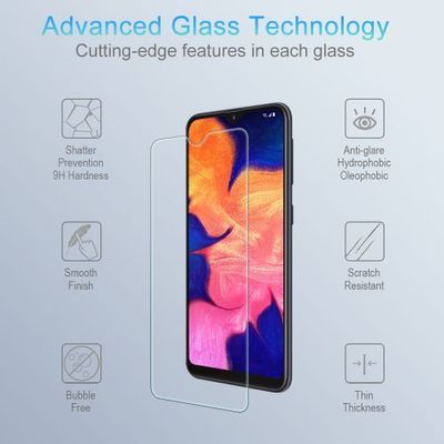 Samsung Galaxy A10e Tempered Glass Screen Protector – Shock Absorbent & Scratch Resistant