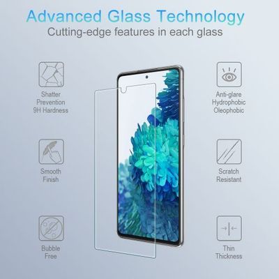 Samsung Galaxy S20 FE 5G Tempered Glass Screen Protector – Shock Absorbent & Scratch Resistant