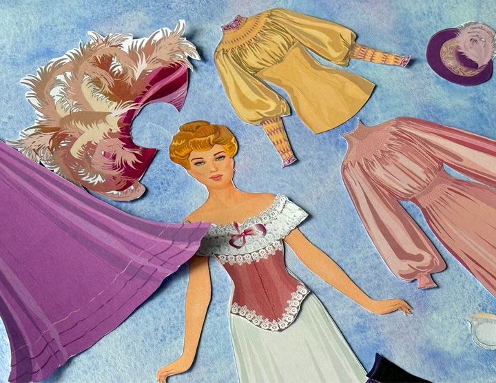 Paper Doll with Two Sets of Liberty London Clothing | Digital Download PDF