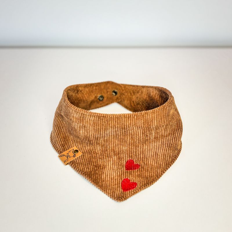 Motiv Hundehalstuch "Cognac"