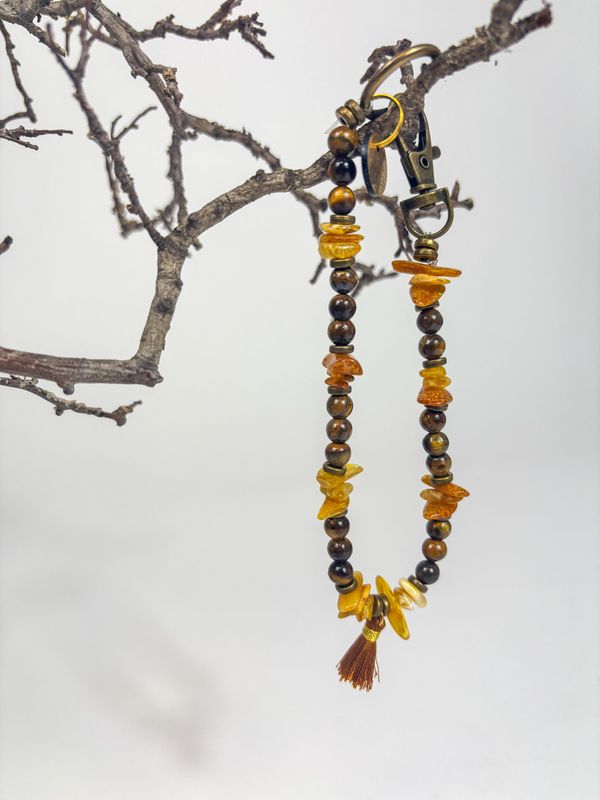 Bernsteinkette für Hunde "Tiger Wild"