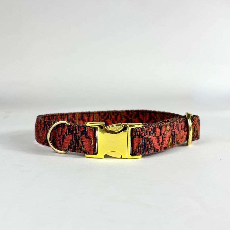Hundehalsband „Herbstglut“ – robust & handgefertigt
