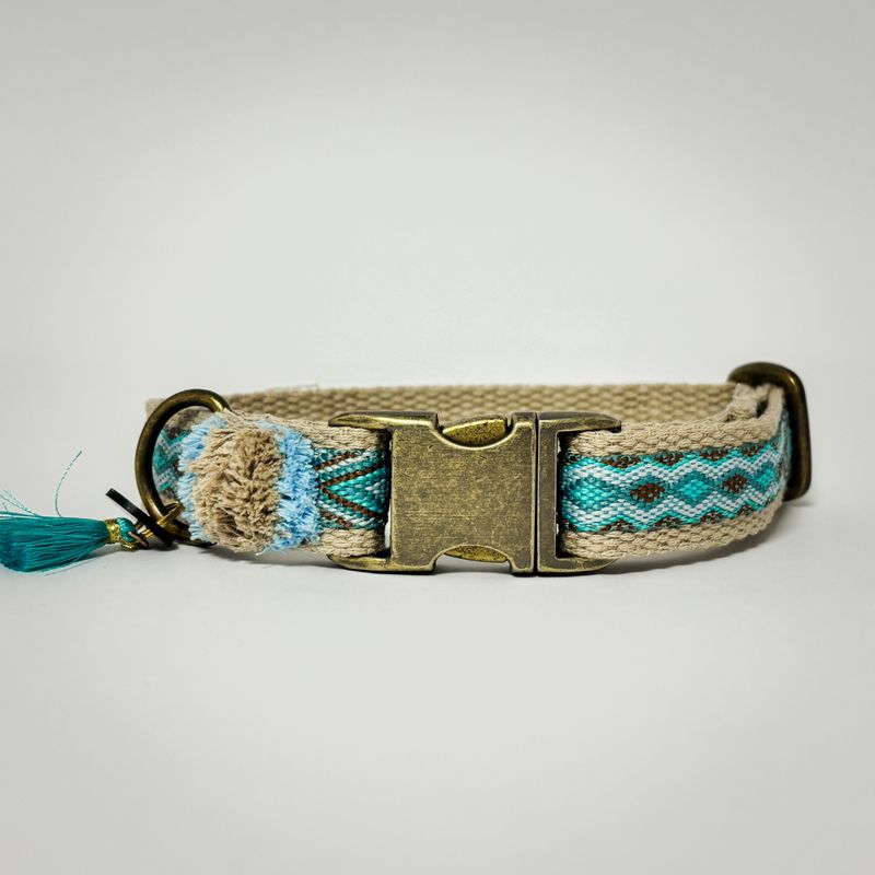 Hundehalsband „Boho Breeze“ – robust & handgefertigt