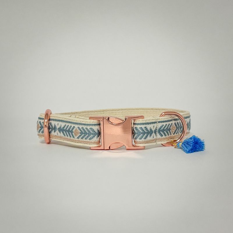 Hundehalsband „Boho Sky“ – handgefertigt