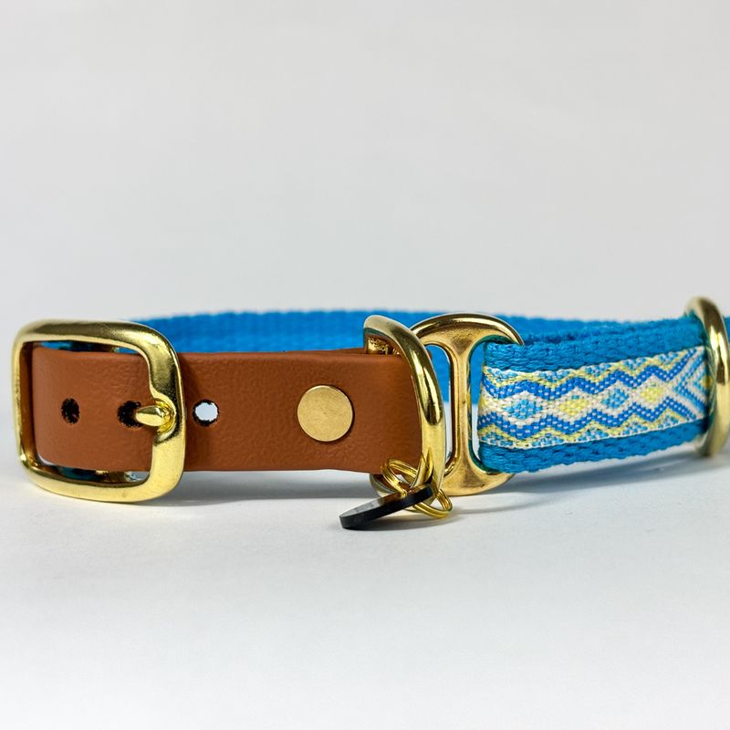 Hundehalsband „Ocean Breeze“ – handgefertigt