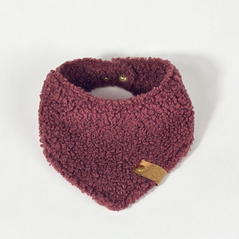 Hundehalstuch "Cosy burgundy"