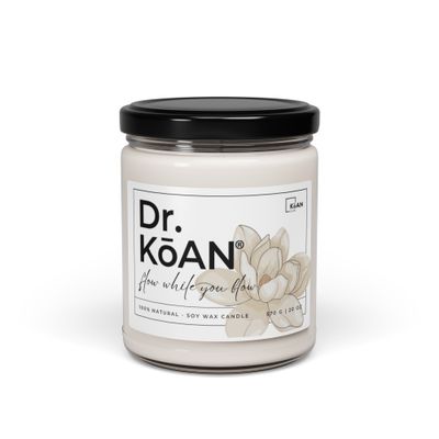 Scented soy candle