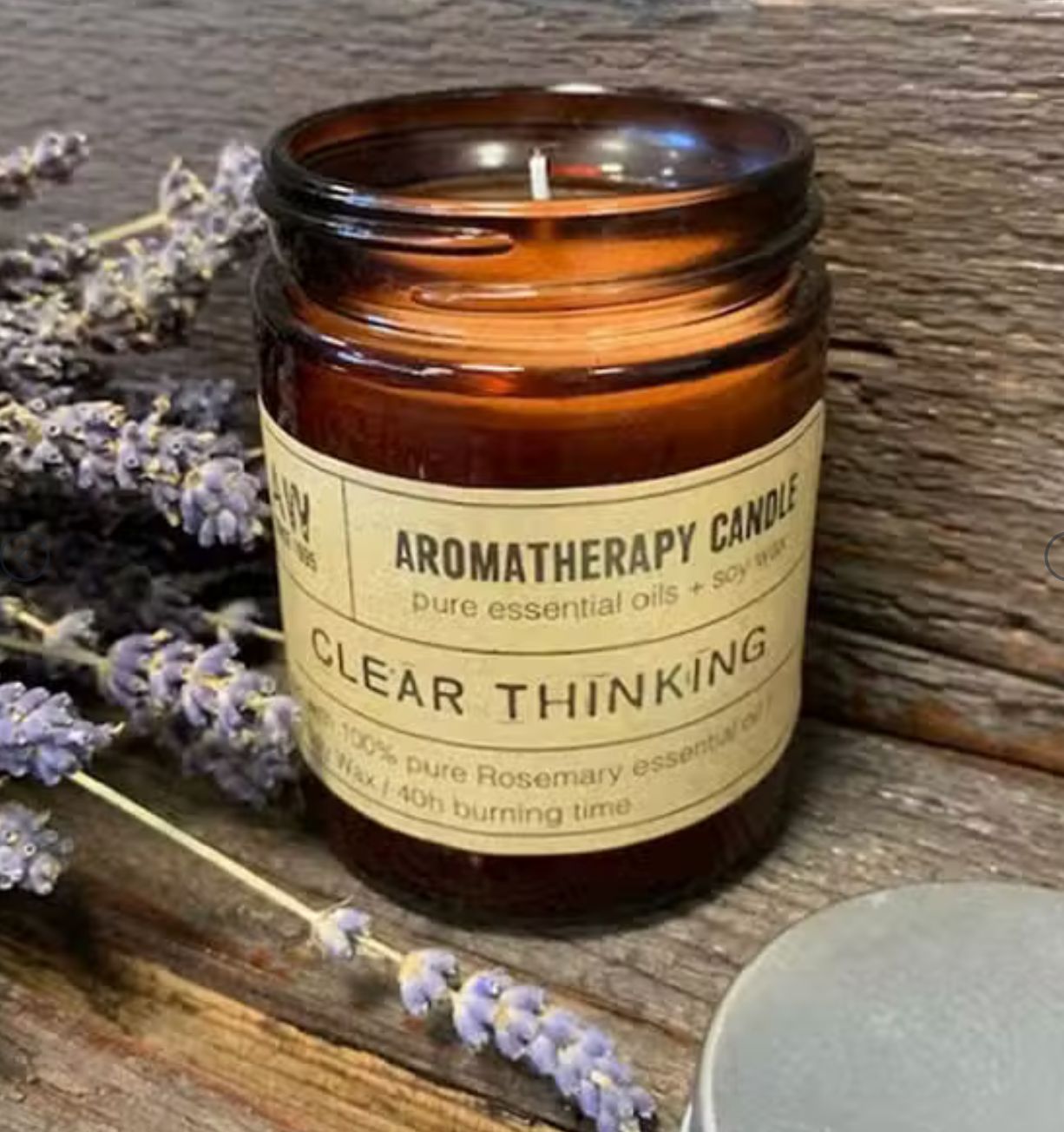 Vela para Aromaterapia - Pensamiento claro