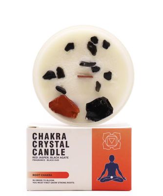Velas de Cristal de Chakra - Chakra Raíz
