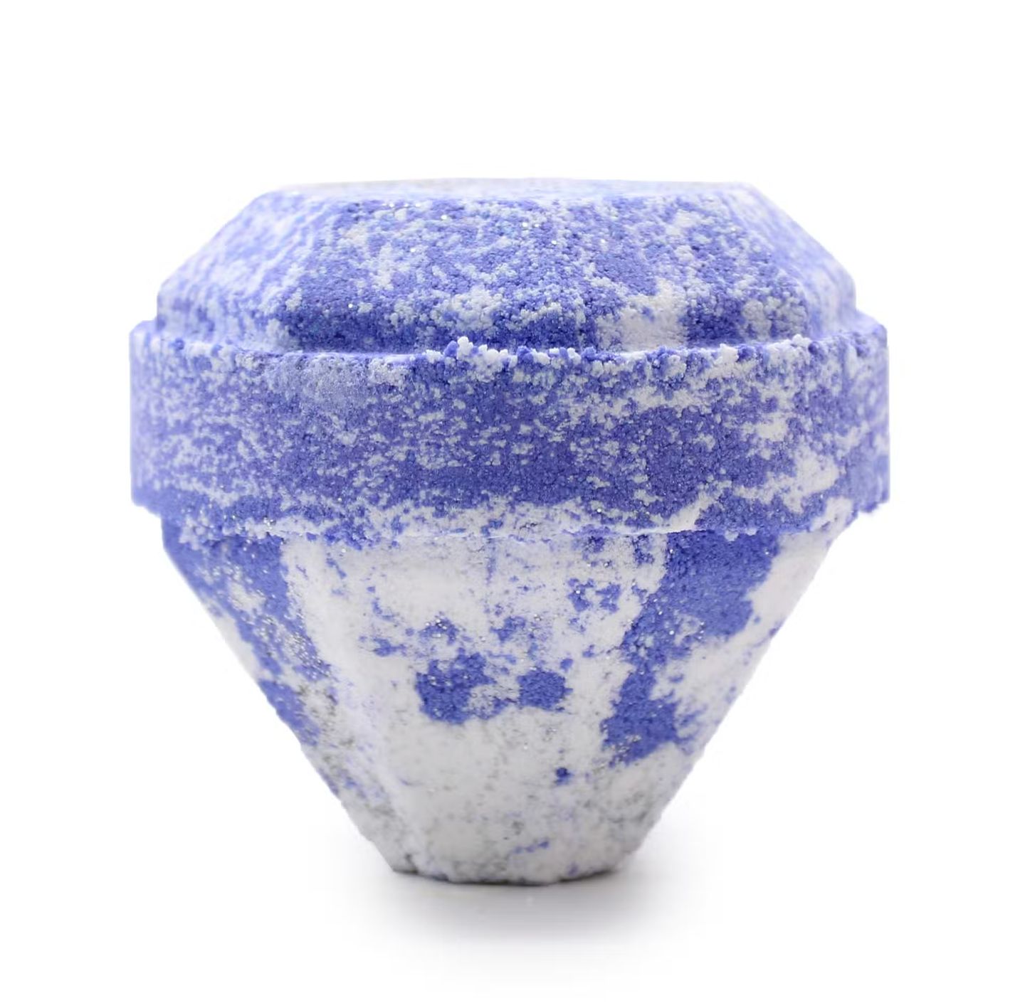 1x Bomba de Baño de Piedras Preciosas - Blanca y Azul