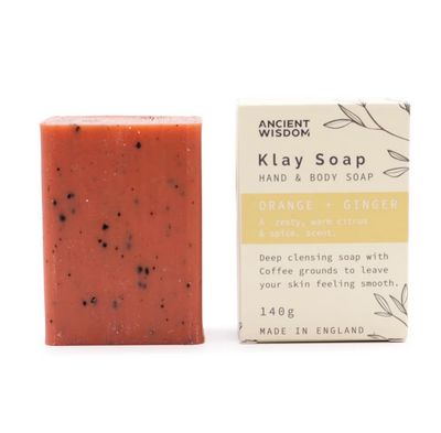 Jabón de Arcilla - Naranja &amp; jengibre