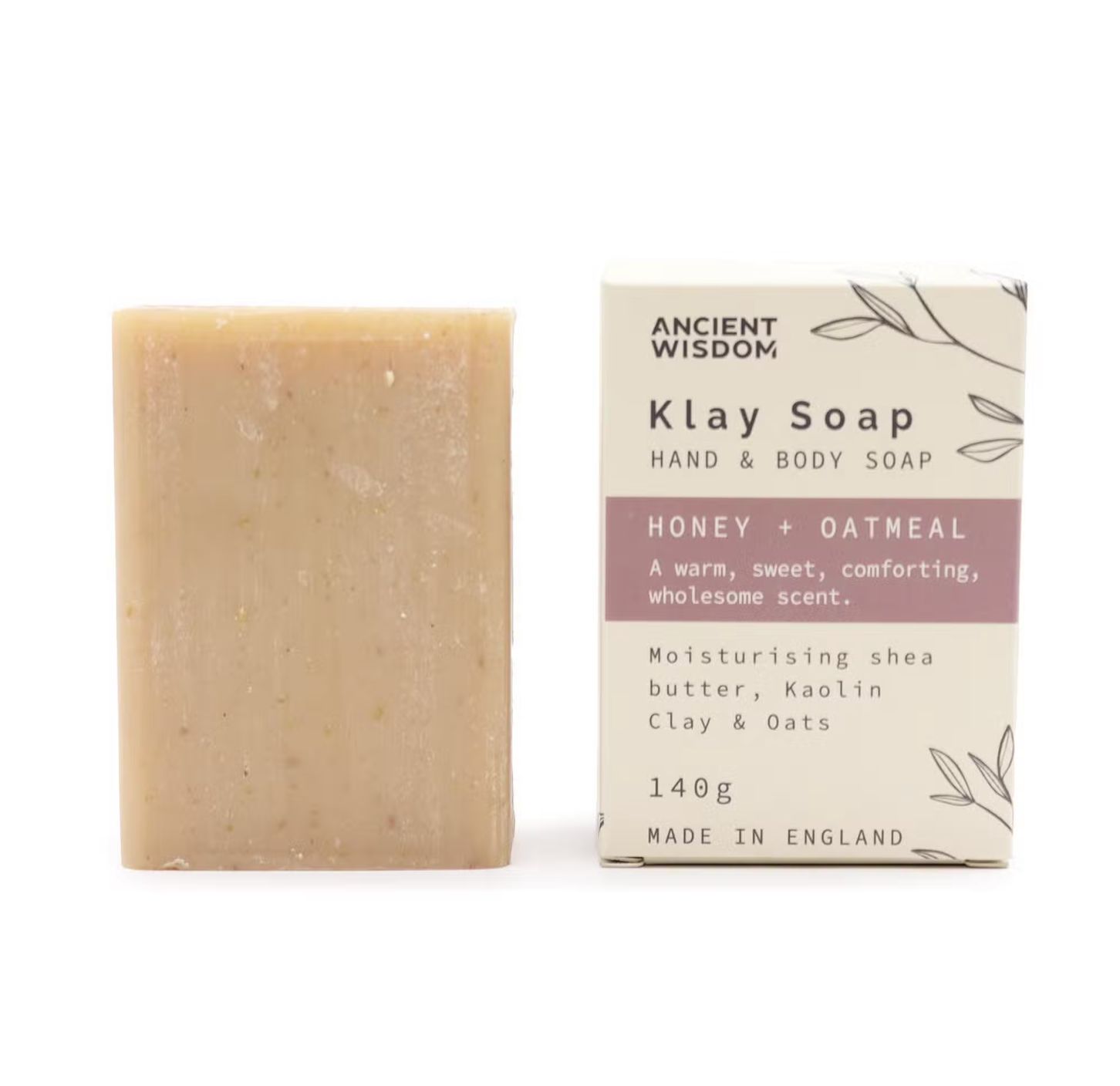 Jabón de Arcilla - Miel &amp; Avena
