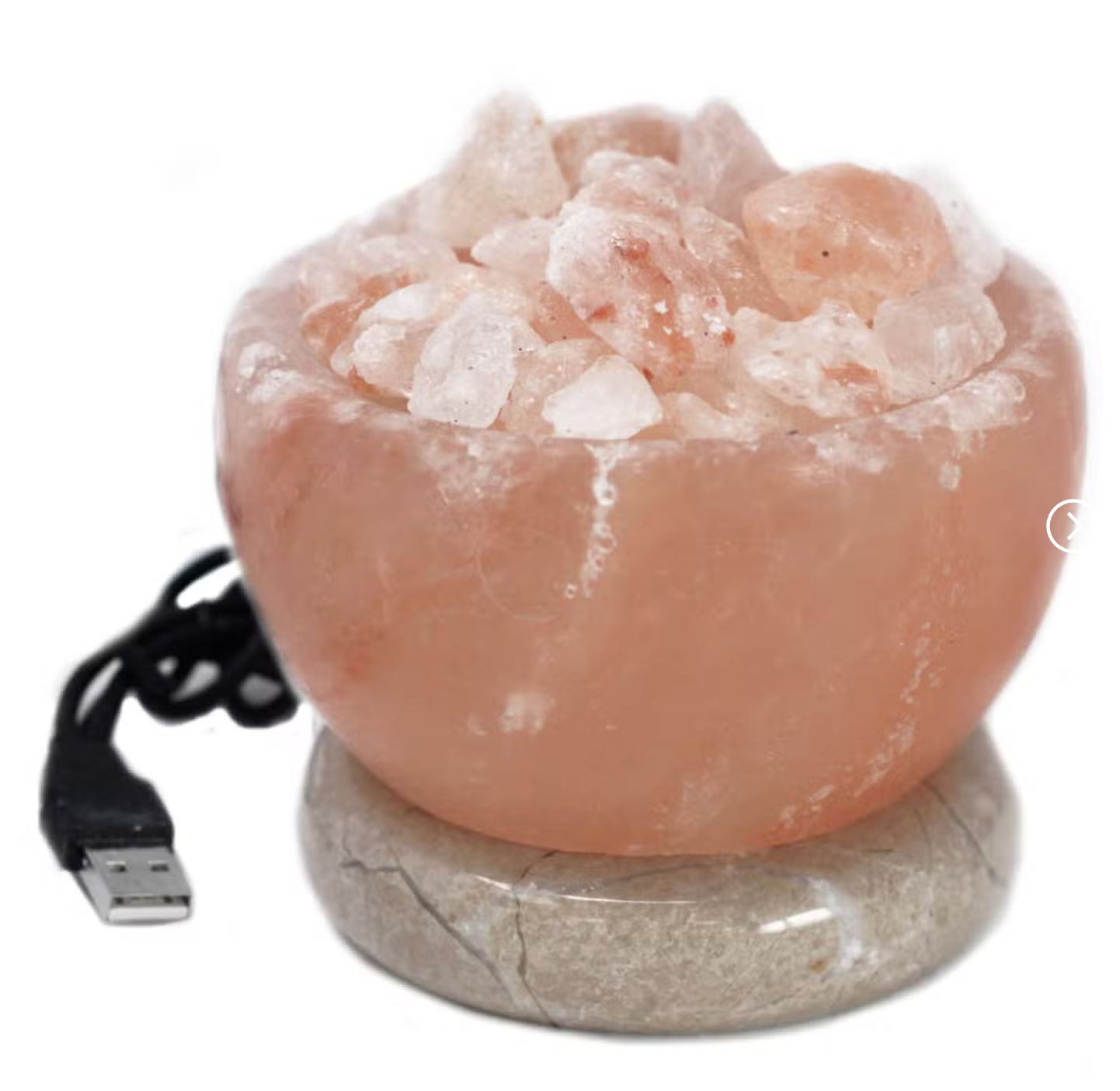 Lámpara de sal USB - Cuenco de fuego