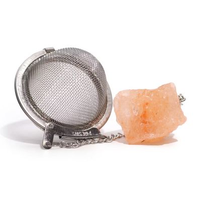 Colador de té de piedras preciosas de cristal crudo - Cornalina