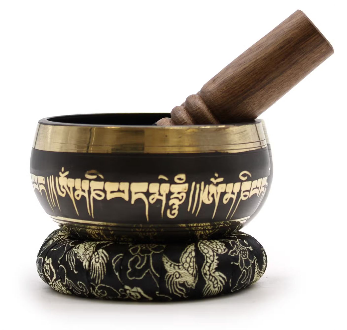 1x Juego de cuencos tibetanos de flor de loto