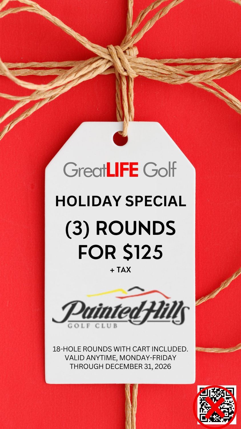 3-Round Package w/Cart | Painted Hills (Holiday Special)