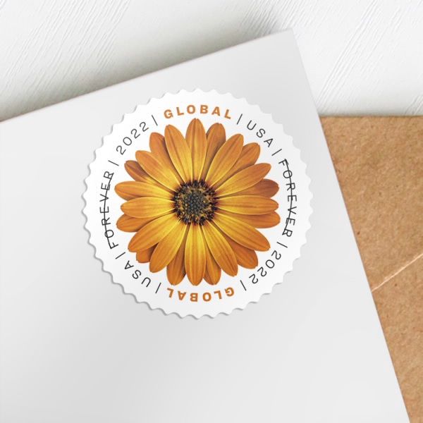 Global African Daisy Stamps, Sheet of 10