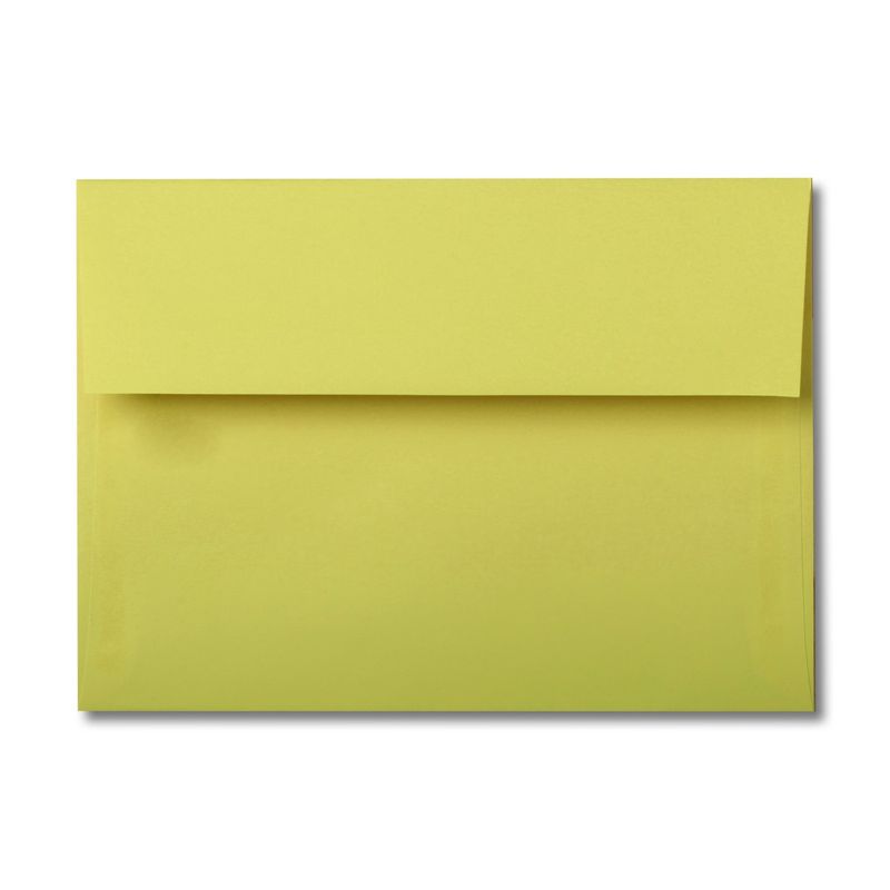 Astrobrights Lift-Off Lemon A7 60# Text Envelopes