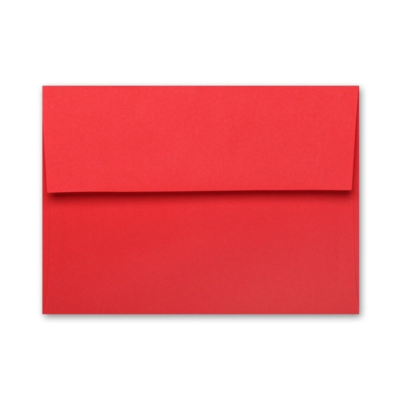 Astrobrights Re-Entry Red A7 60# Text Envelopes